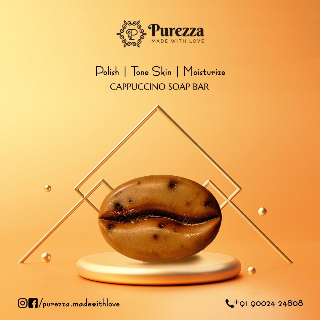 Cappuccino Soap Bar Purezza - Made With Love