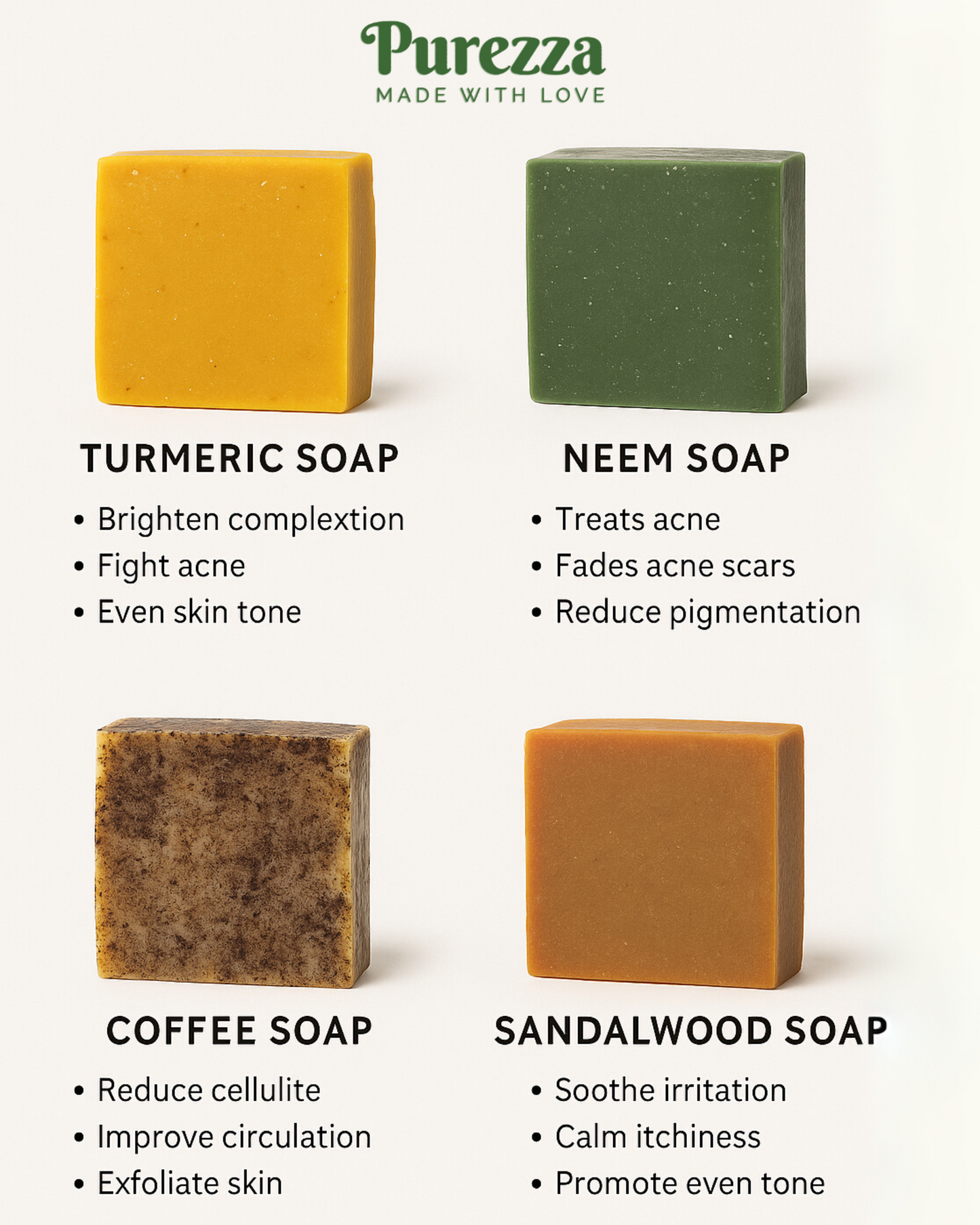 Handmade Soap Bundle- Buy 2 Get 2 Free