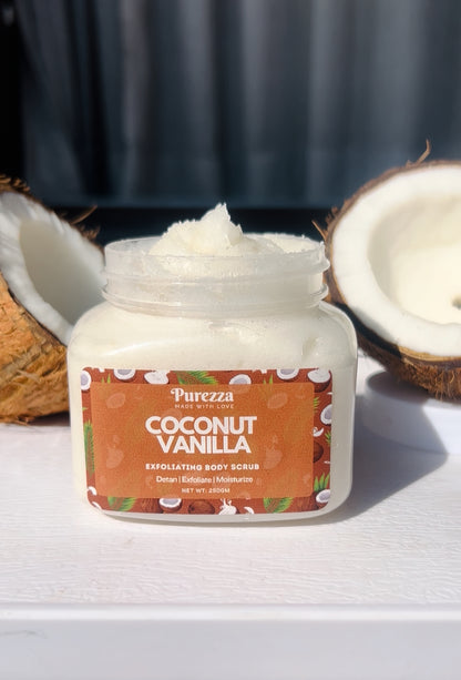 coconut vanilla body scrub
