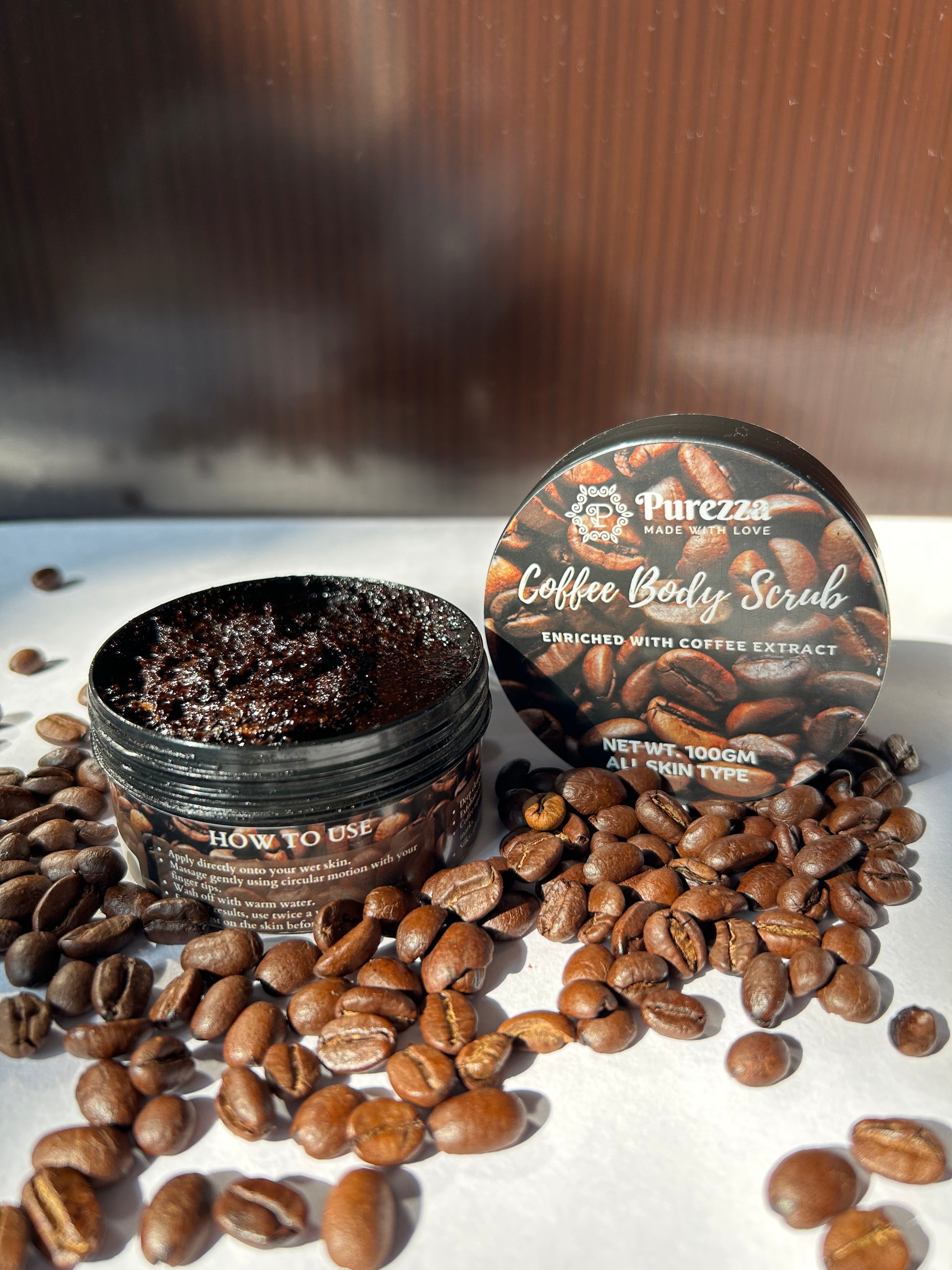 coffee home made body scrub