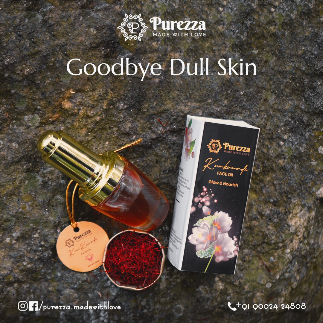 purezza kumkumadi face oil with best skin care ingredients