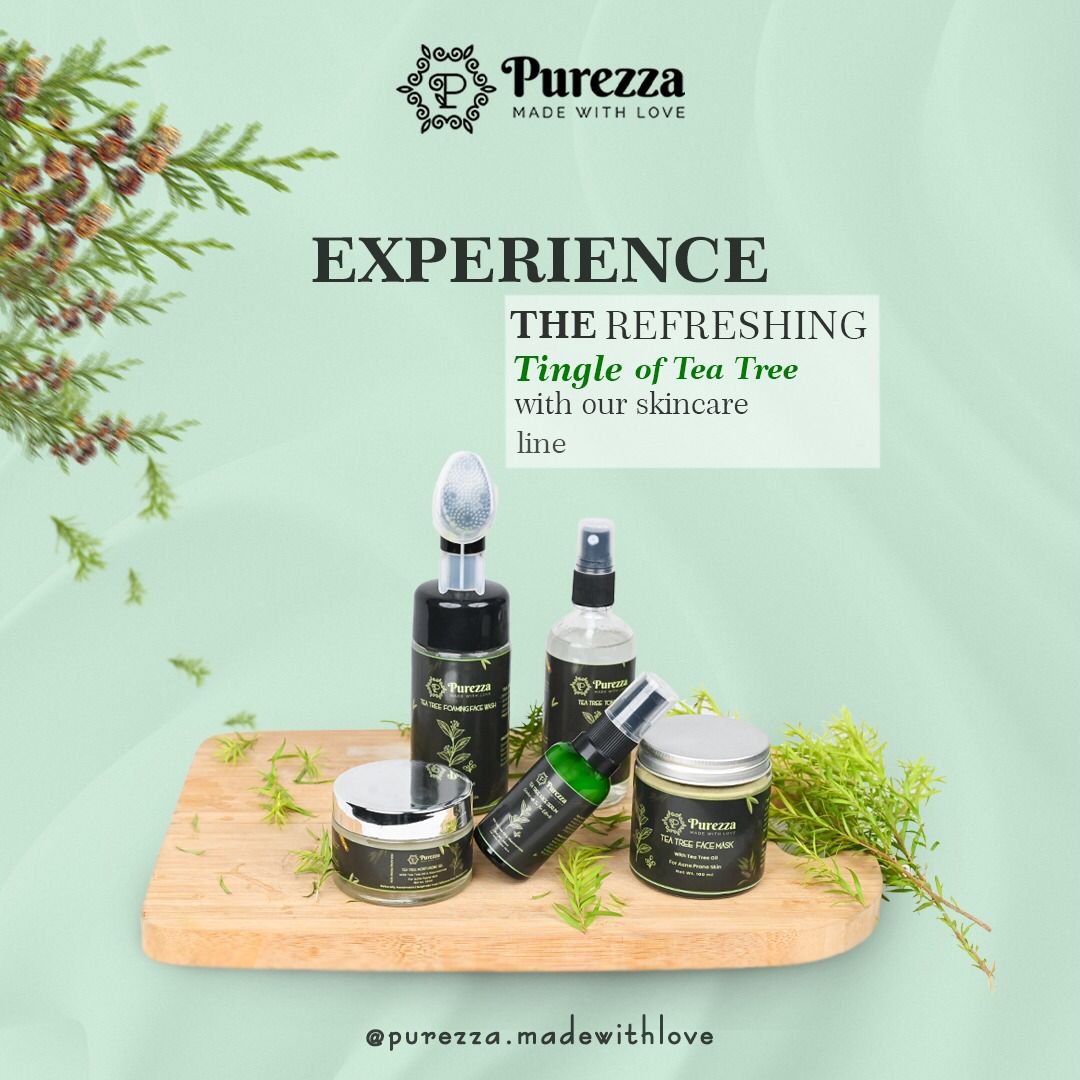 purezza tea tree product range