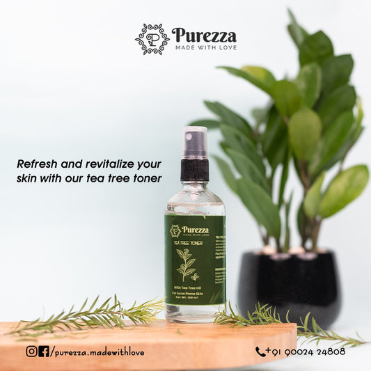 purezza tea tree toner. refresh and revitalize your skin