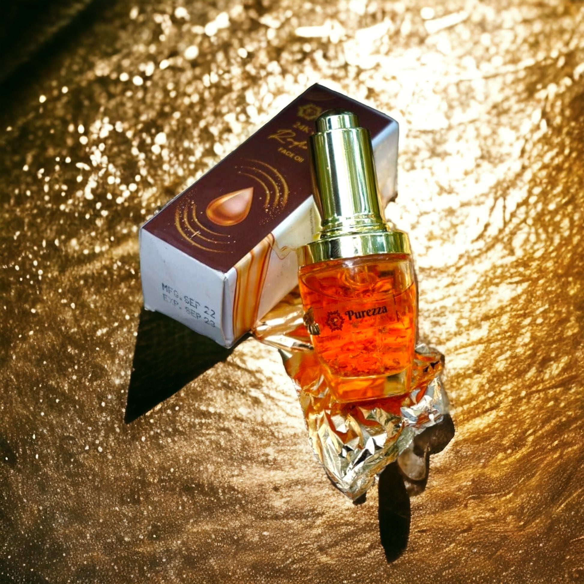 24K Gold Radiance Face Oil Purezza - Made With Love 