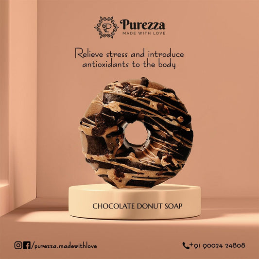Chocolate Donut Soap Purezza - Made With Love 