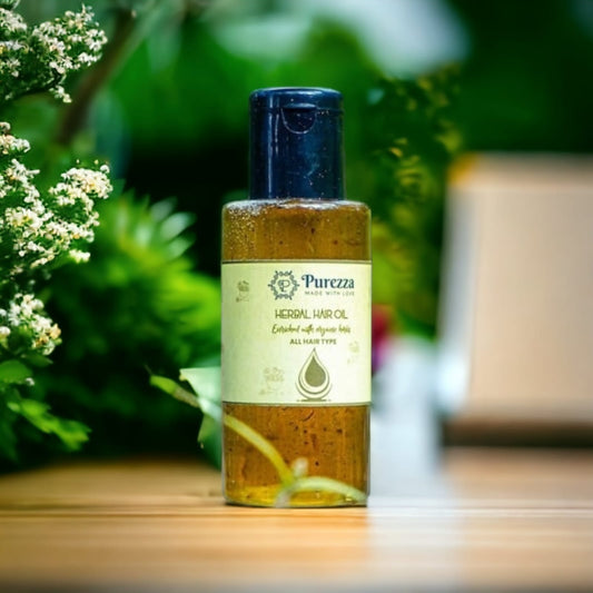 Herbal Hair Oil Purezza - Made With Love 