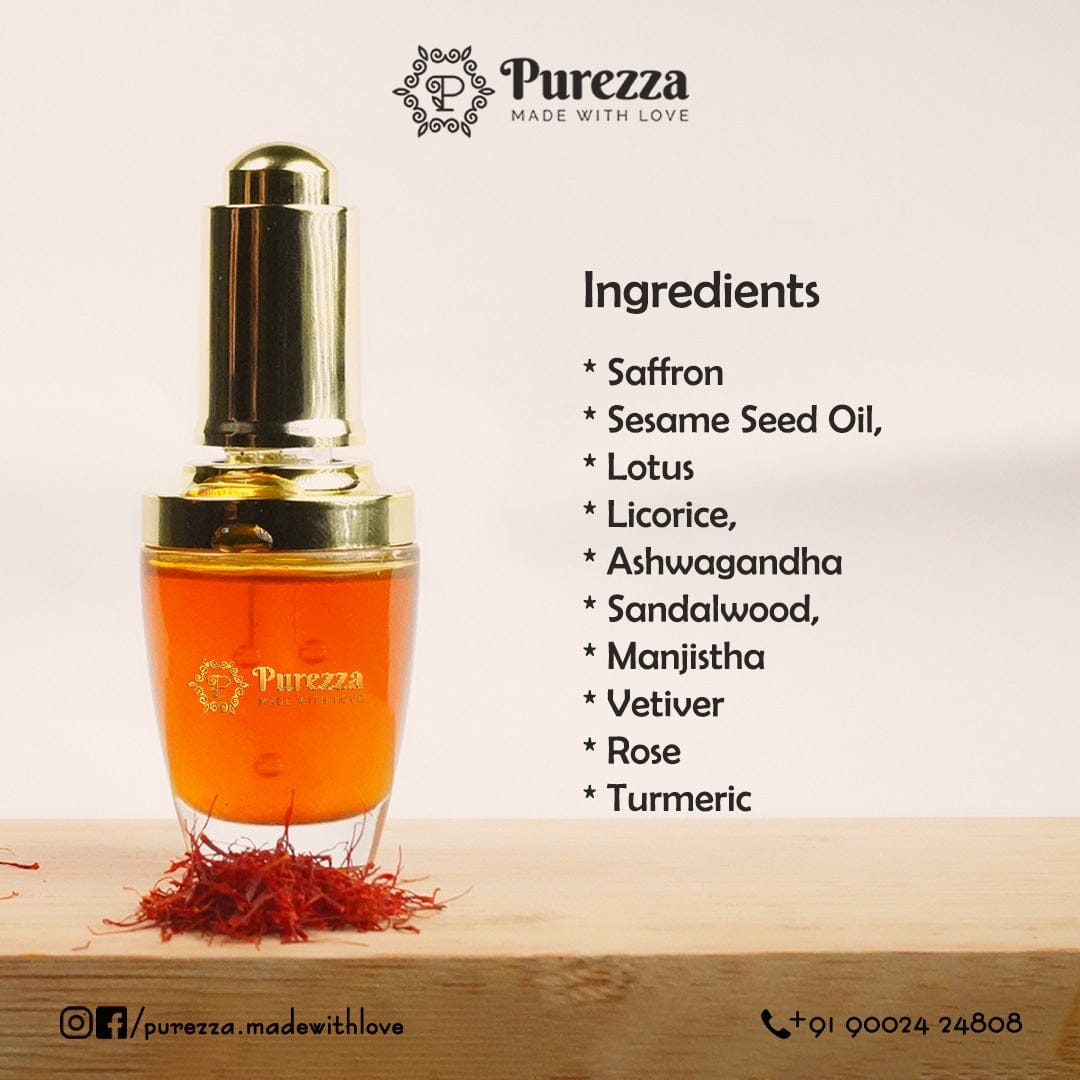 Kumkumadi Face Oil Purezza - Made With Love 