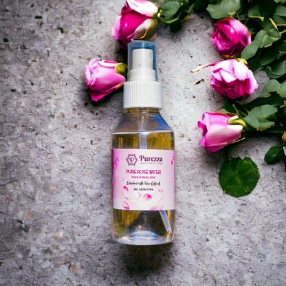 Pure Rose Water for summer skin care routine