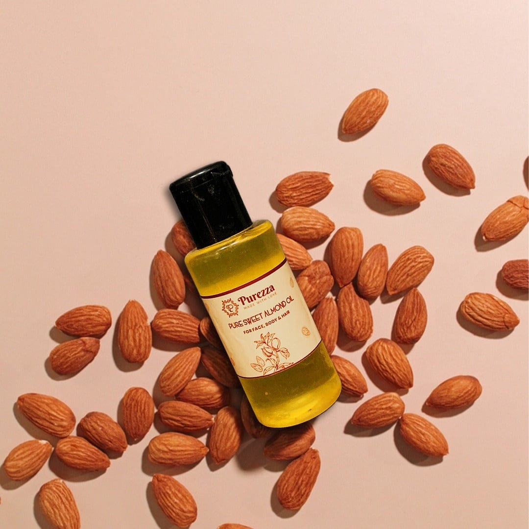 Pure Sweet Almond Oil Purezza - Made With Love 