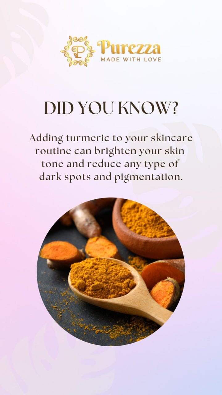 Turmeric Face Cream Purezza - Made With Love 