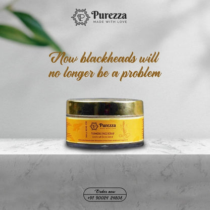 Turmeric Face Scrub Purezza - Made With Love 