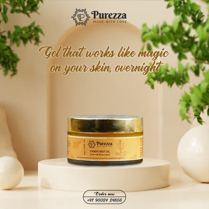 Turmeric Night Gel Purezza - Made With Love 