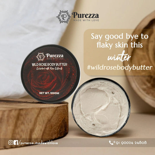 Wild Rose Body Butter Purezza - Made With Love 